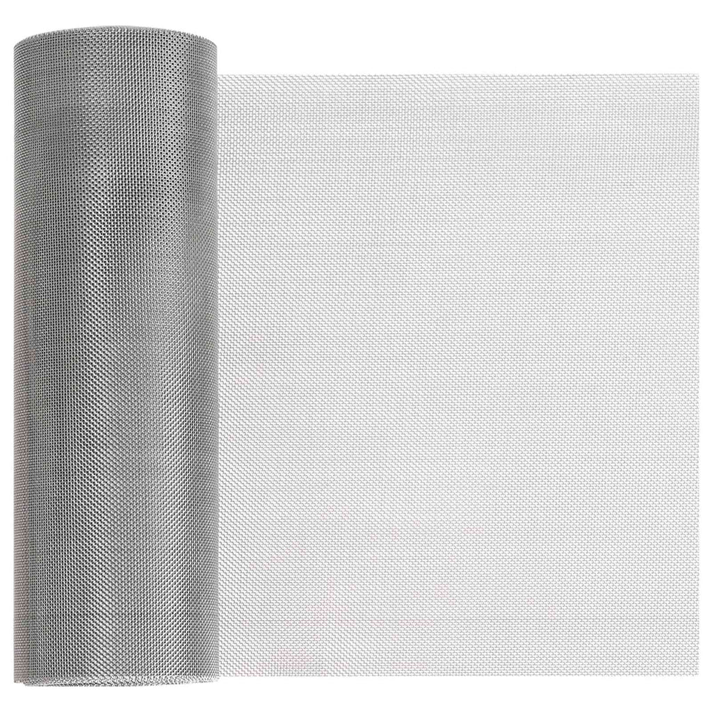 vidaXL Siatka ekranowa 20 x 1000 cm 30 Mesh Stal nierdzewna 201