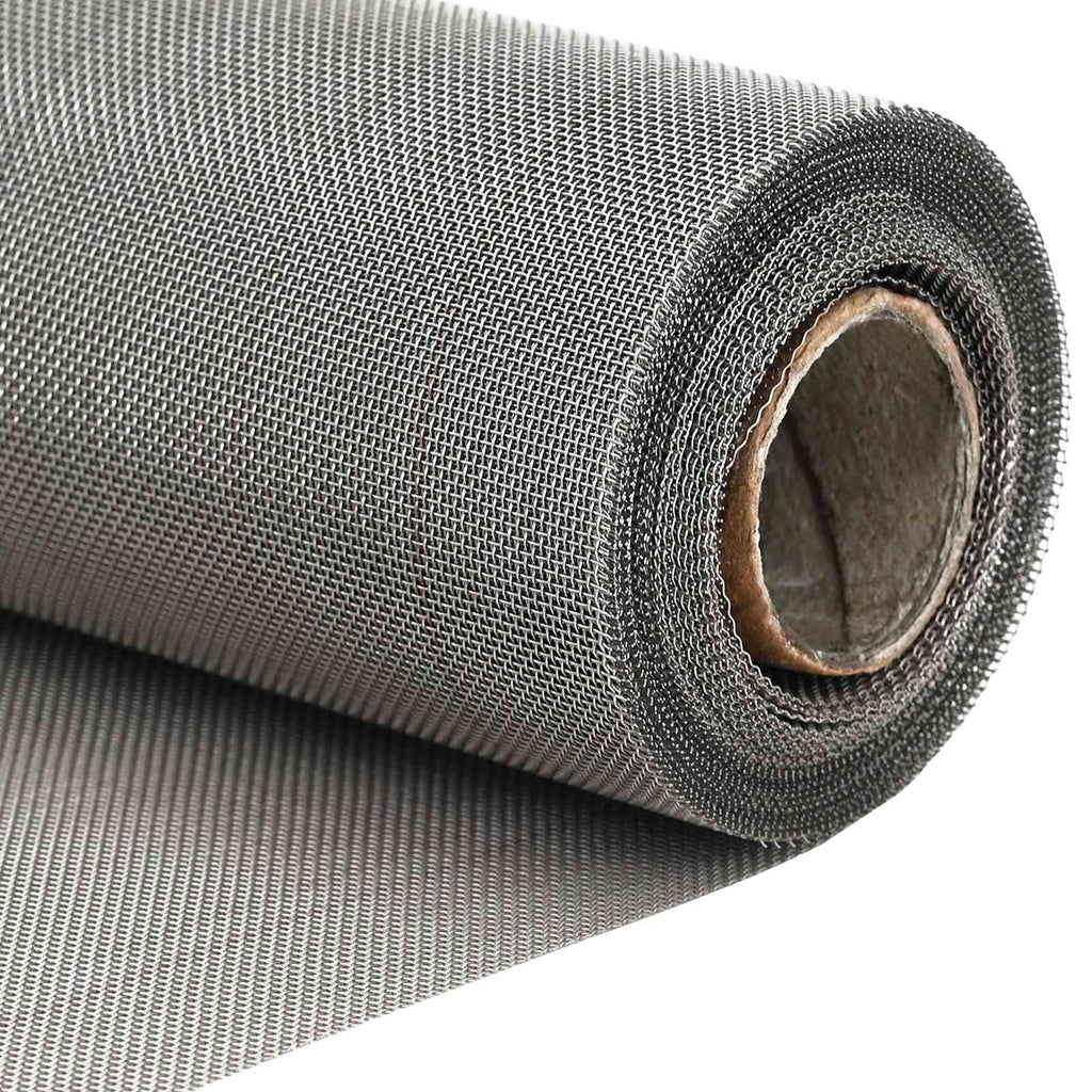 vidaXL Siatka ekranowa 40 x 500 cm 30 Mesh Stal nierdzewna 201 srebrny