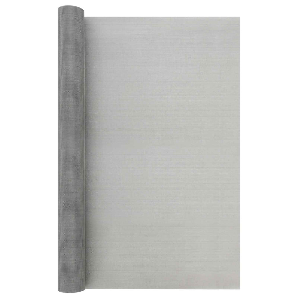 vidaXL Siatka ekranowa 80 x 500 cm 30 Mesh Stal nierdzewna 201 srebrny