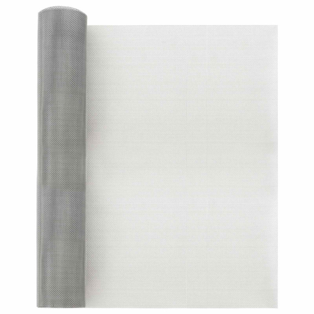 vidaXL Siatka ekranowa 40 x 500 cm 18 mesh Stal nierdzewna 304 srebrny