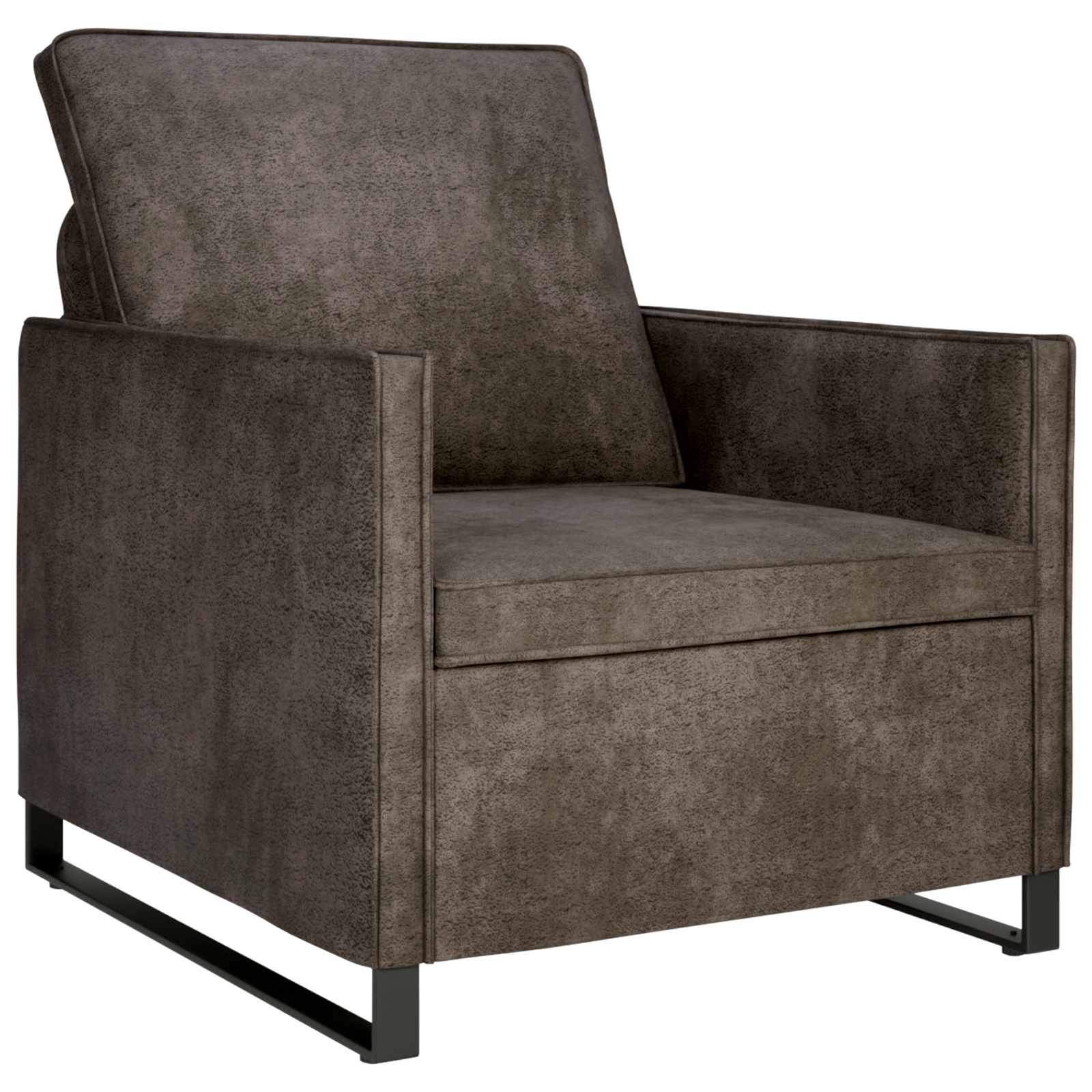 vidaXL Sofa pojedyncza ciemnoszary 70 x 81 x 82 cm