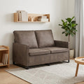 vidaXL Sofa dwuosobowa ciemnoszary 130 x 81 x 82 cm