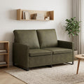 vidaXL Sofa dwuosobowa Zielony wojskowy 130 x 81 x 82 cm