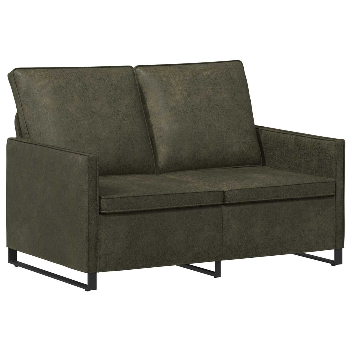 vidaXL Sofa dwuosobowa Zielony wojskowy 130 x 81 x 82 cm