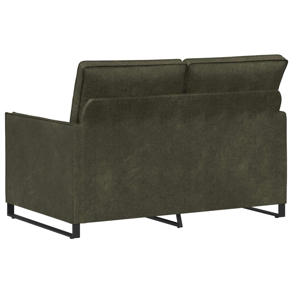 vidaXL Sofa dwuosobowa Zielony wojskowy 130 x 81 x 82 cm