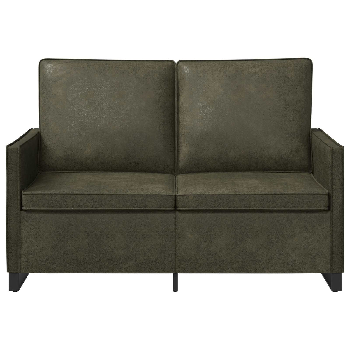 vidaXL Sofa dwuosobowa Zielony wojskowy 130 x 81 x 82 cm