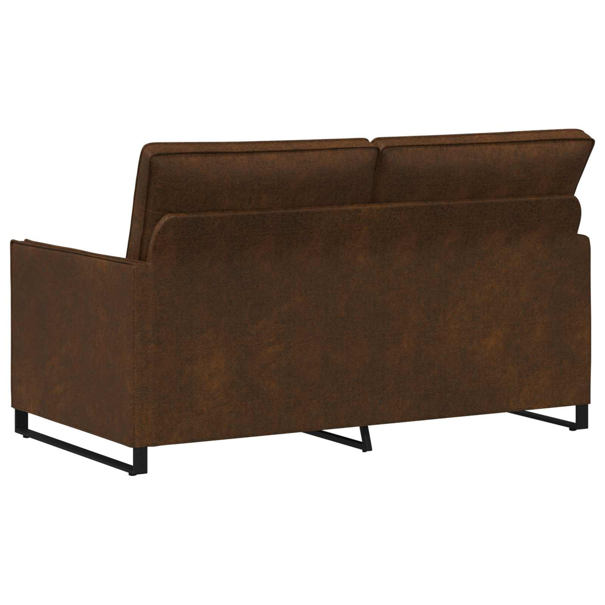 vidaXL Sofa dwuosobowa brązowy 150 x 81 x 82 cm