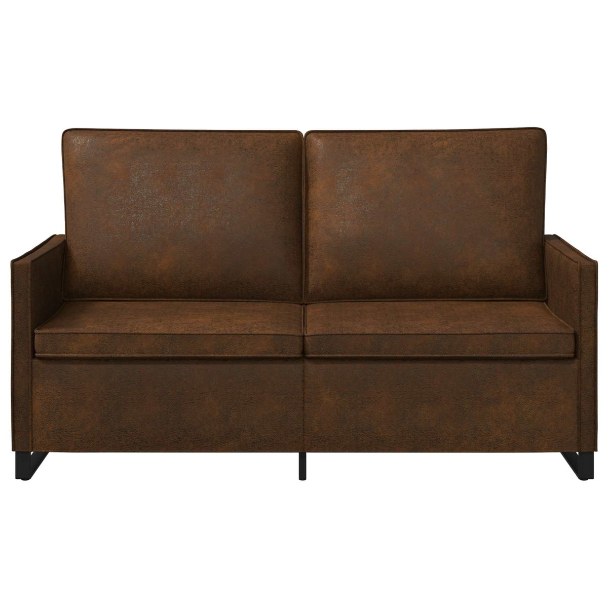 vidaXL Sofa dwuosobowa brązowy 150 x 81 x 82 cm