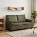 vidaXL Sofa dwuosobowa Zielony wojskowy 150 x 81 x 82 cm