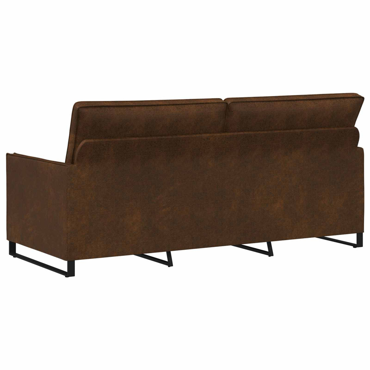 vidaXL Sofa na 3 osoby brązowy 190 x 81 x 82 cm