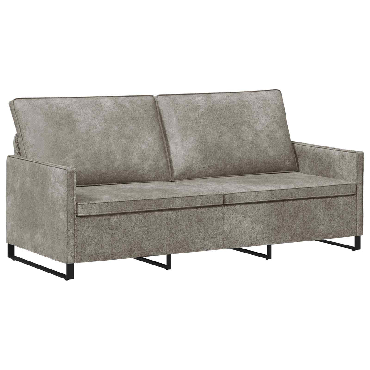 vidaXL Sofa na 3 osoby jasnoszary 190 x 81 x 82 cm