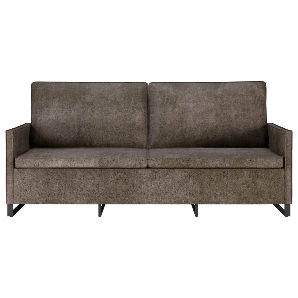 vidaXL Sofa na 3 osoby ciemnoszary 190 x 81 x 82 cm