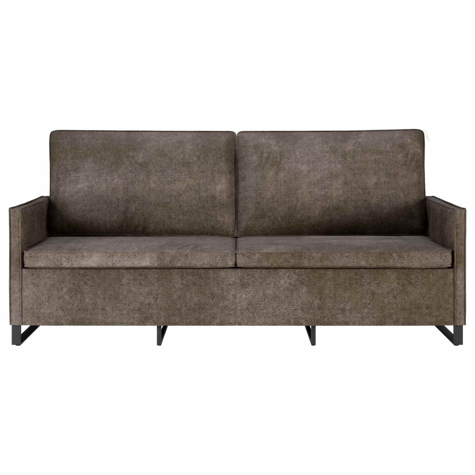 vidaXL Sofa na 3 osoby ciemnoszary 190 x 81 x 82 cm
