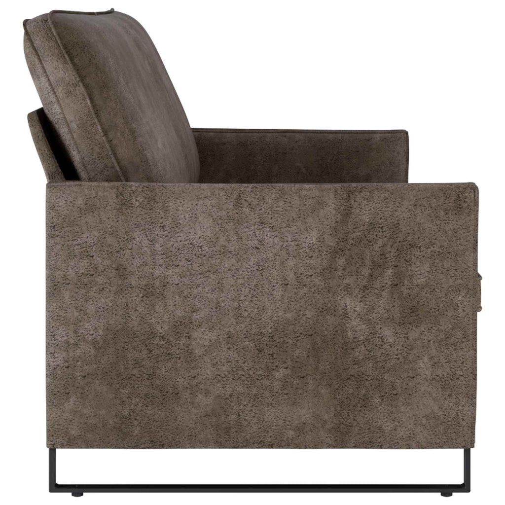 vidaXL Sofa na 3 osoby ciemnoszary 190 x 81 x 82 cm