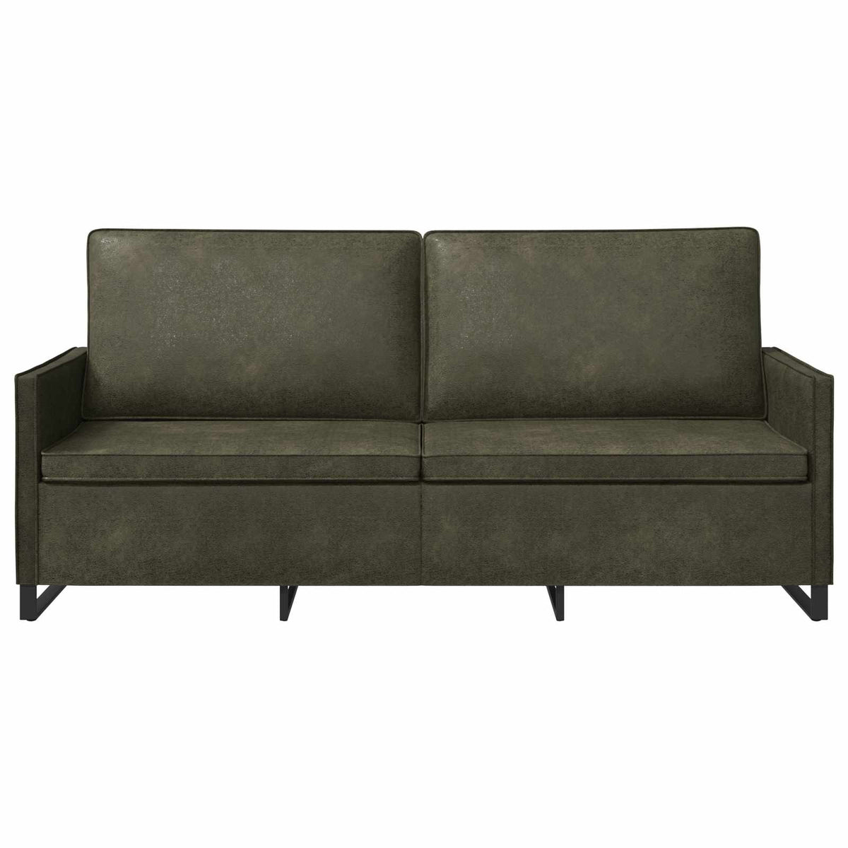 vidaXL Sofa na 3 osoby Zielony wojskowy 190 x 81 x 82 cm