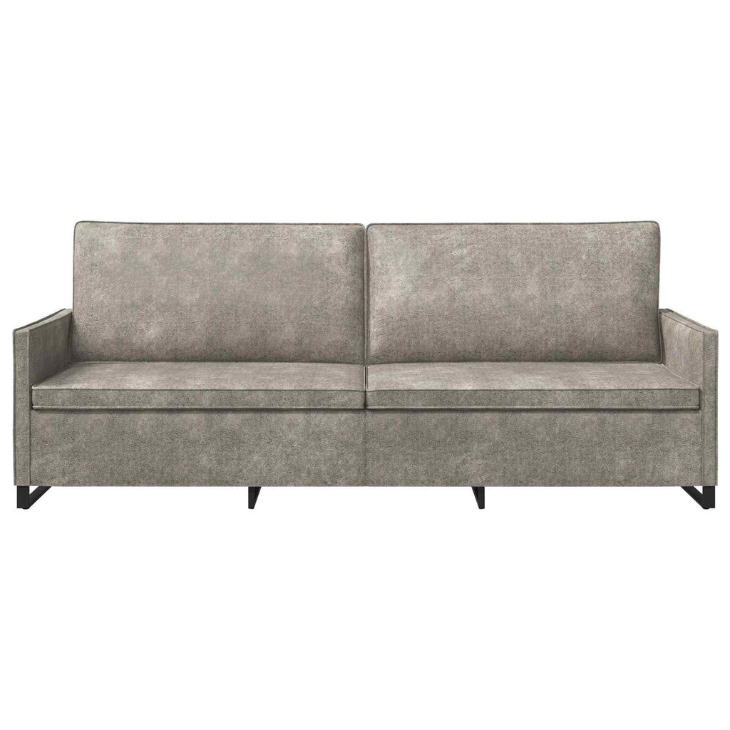 vidaXL Sofa na 3 osoby jasnoszary 220 x 81 x 82 cm
