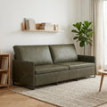 vidaXL Sofa na 3 osoby Zielony wojskowy 220 x 81 x 82 cm