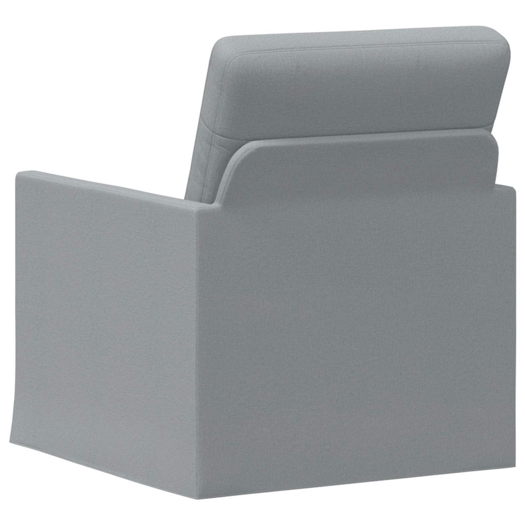 vidaXL Fotel jasnoszary 70 x 81 x 82 cm tkanina