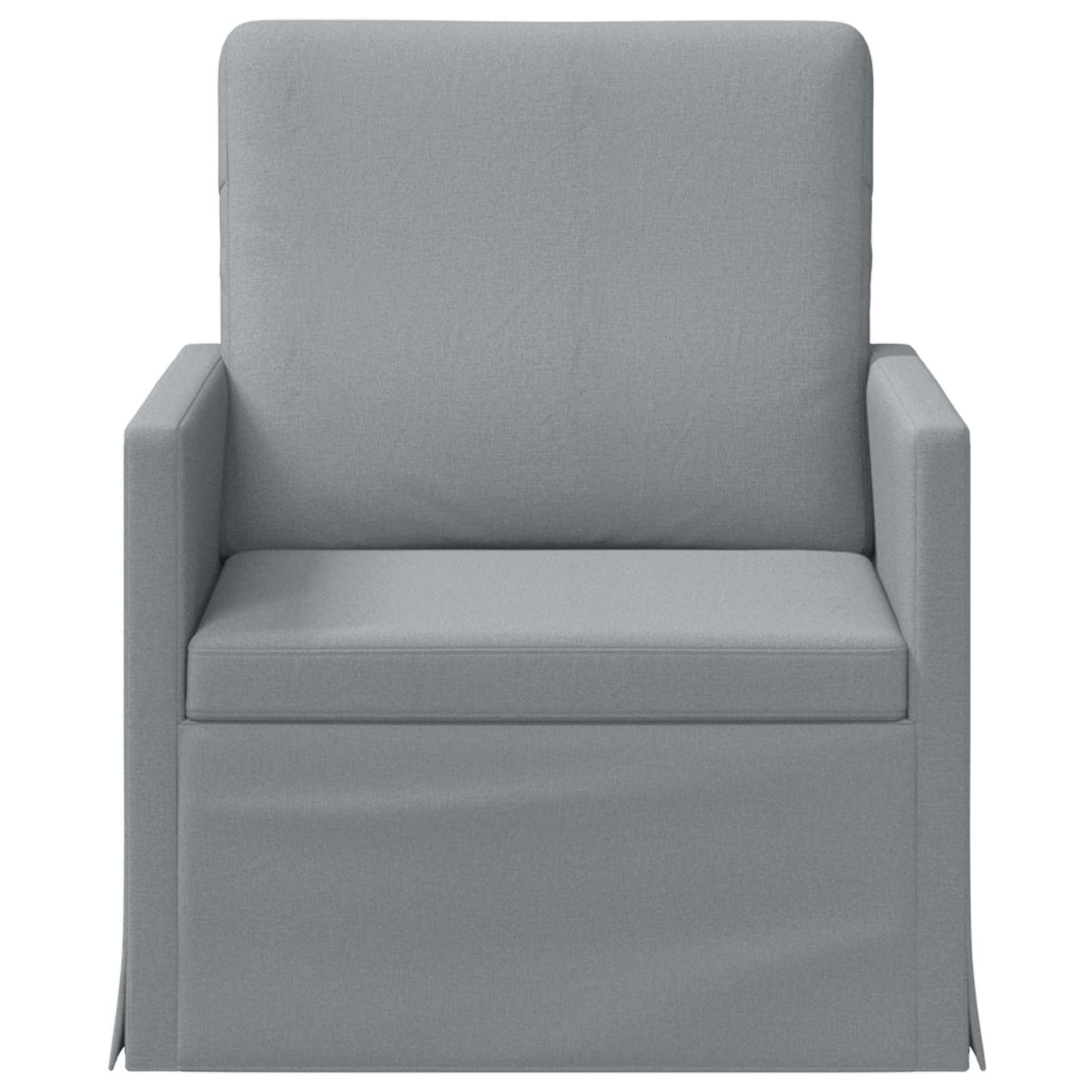 vidaXL Fotel jasnoszary 70 x 81 x 82 cm tkanina