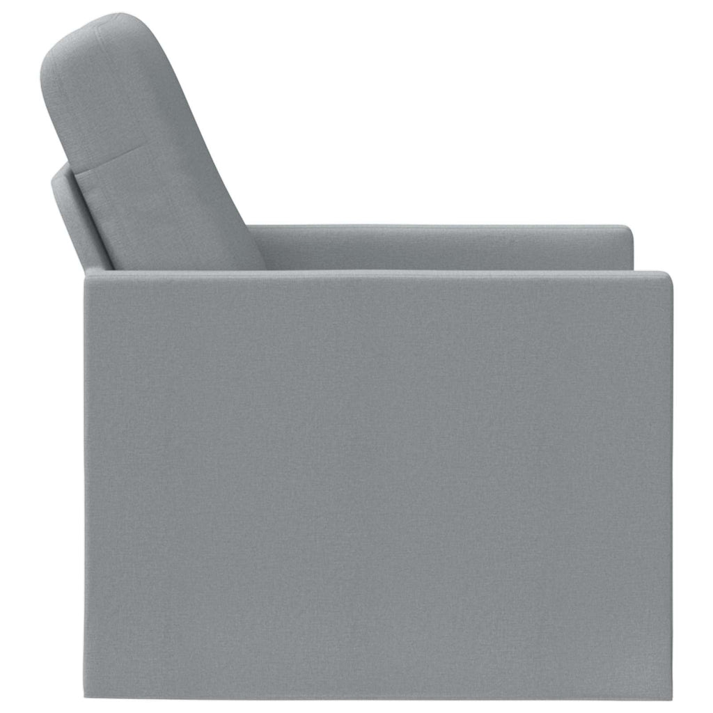 vidaXL Fotel jasnoszary 70 x 81 x 82 cm tkanina