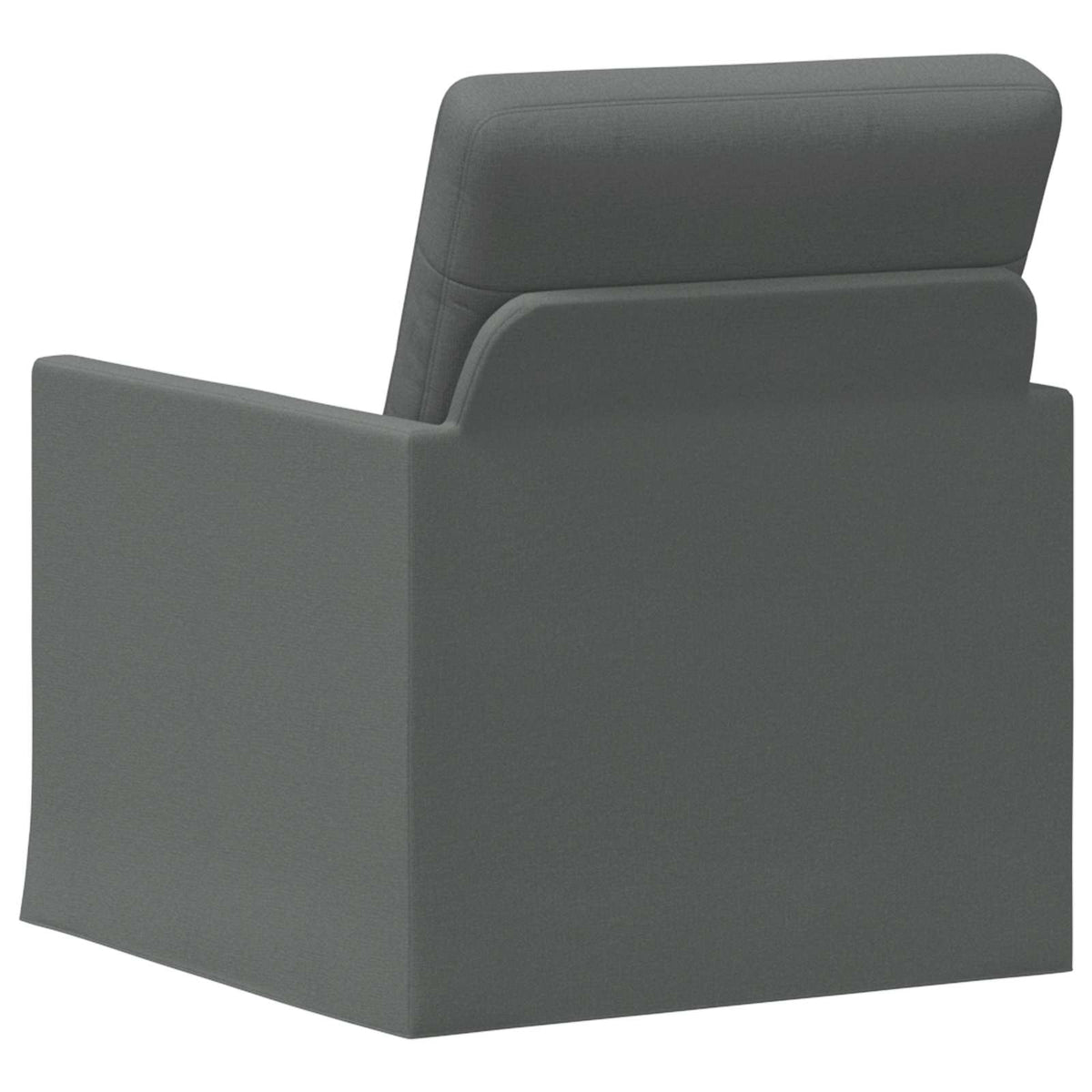 vidaXL Fotel ciemnoszary 70 x 81 x 82 cm tkanina