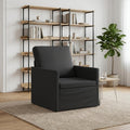 vidaXL Fotel Czarny 70 x 81 x 82 cm tkanina