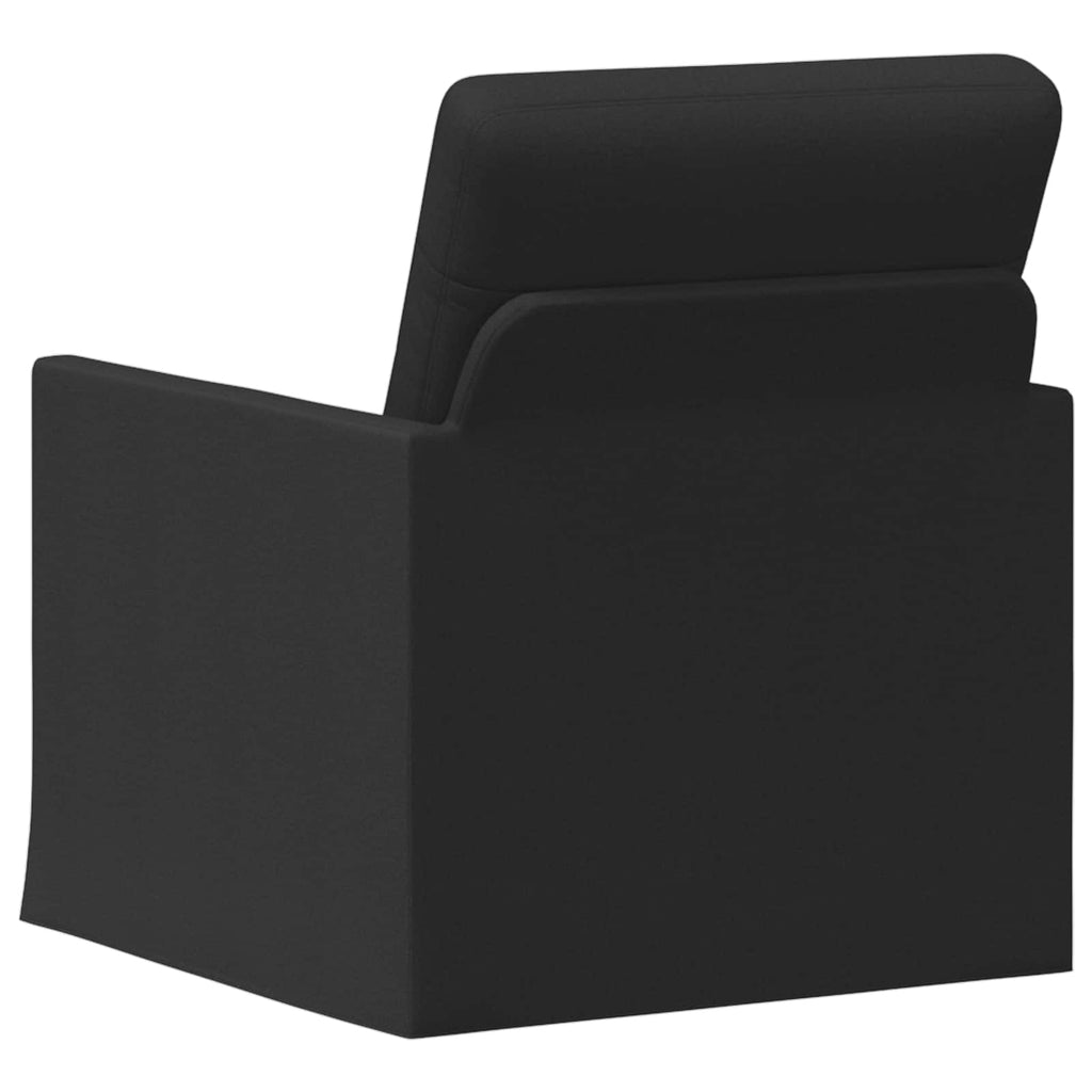 vidaXL Fotel Czarny 70 x 81 x 82 cm tkanina