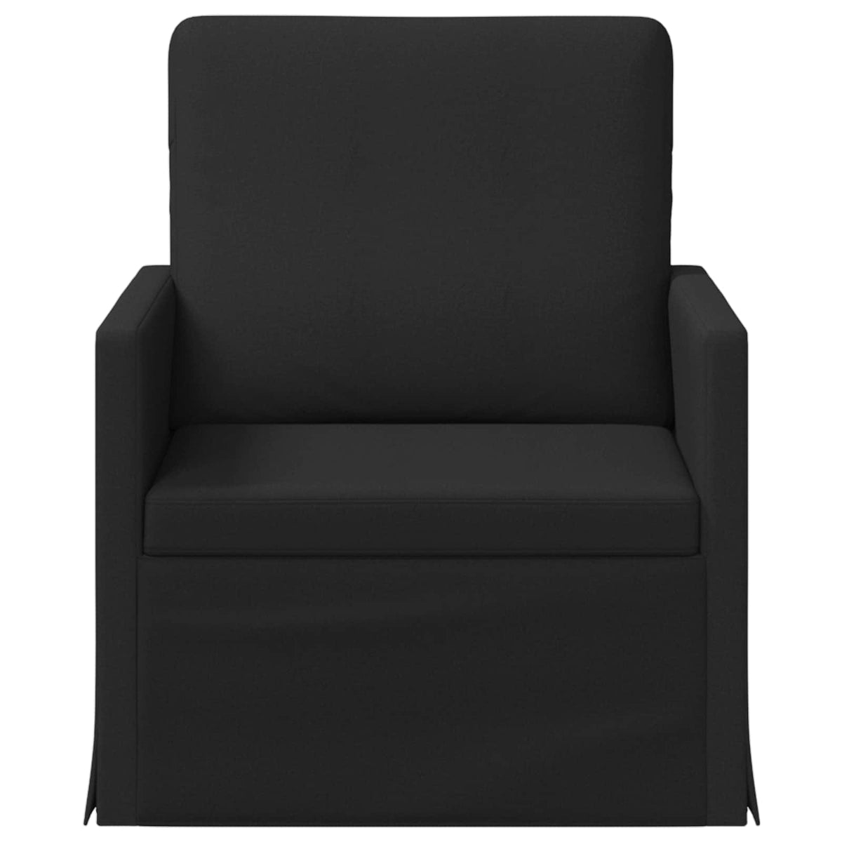 vidaXL Fotel Czarny 70 x 81 x 82 cm tkanina