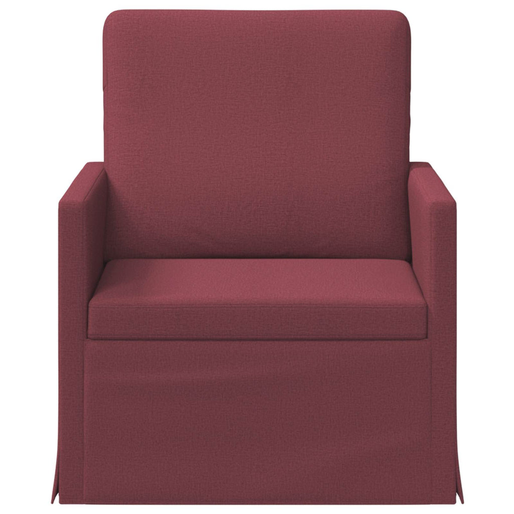 vidaXL Fotel Czerwone wino 70 x 81 x 82 cm tkanina