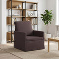 vidaXL Fotel Ciemny brąz 70 x 81 x 82 cm tkanina