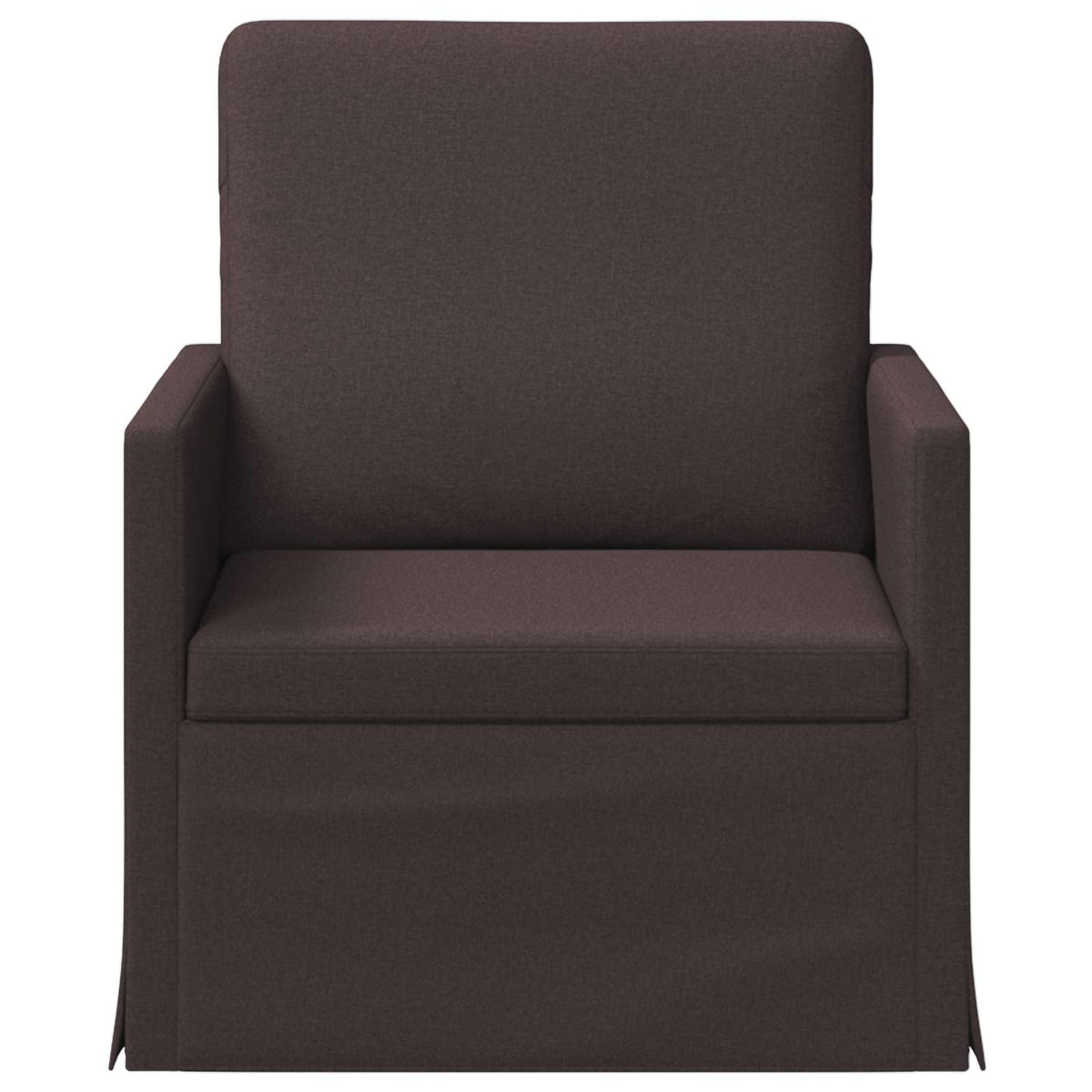 vidaXL Fotel Ciemny brąz 70 x 81 x 82 cm tkanina