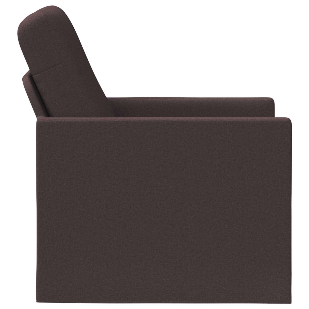 vidaXL Fotel Ciemny brąz 70 x 81 x 82 cm tkanina