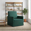 vidaXL Fotel Ciemnozielony 70 x 81 x 82 cm tkanina