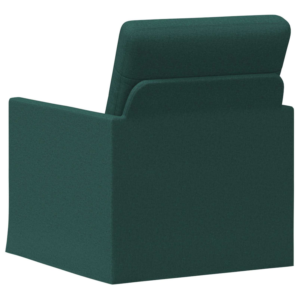vidaXL Fotel Ciemnozielony 70 x 81 x 82 cm tkanina