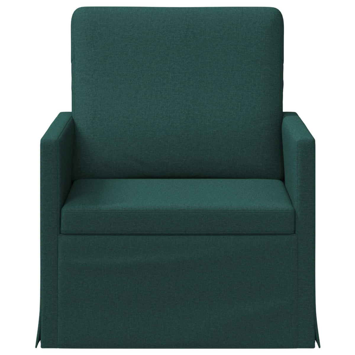 vidaXL Fotel Ciemnozielony 70 x 81 x 82 cm tkanina