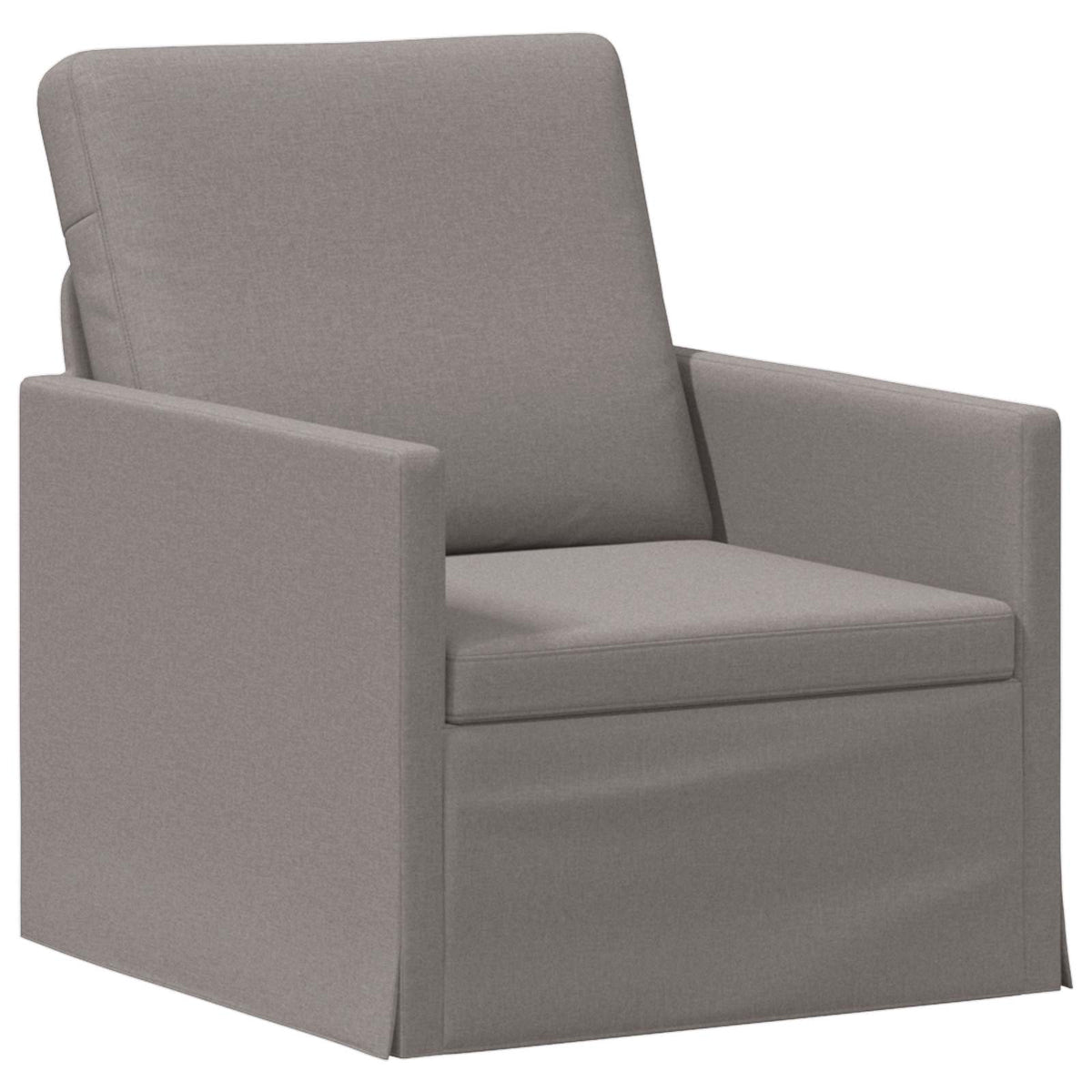 vidaXL Fotel Ciemnoszary 70 x 81 x 82 cm tkanina