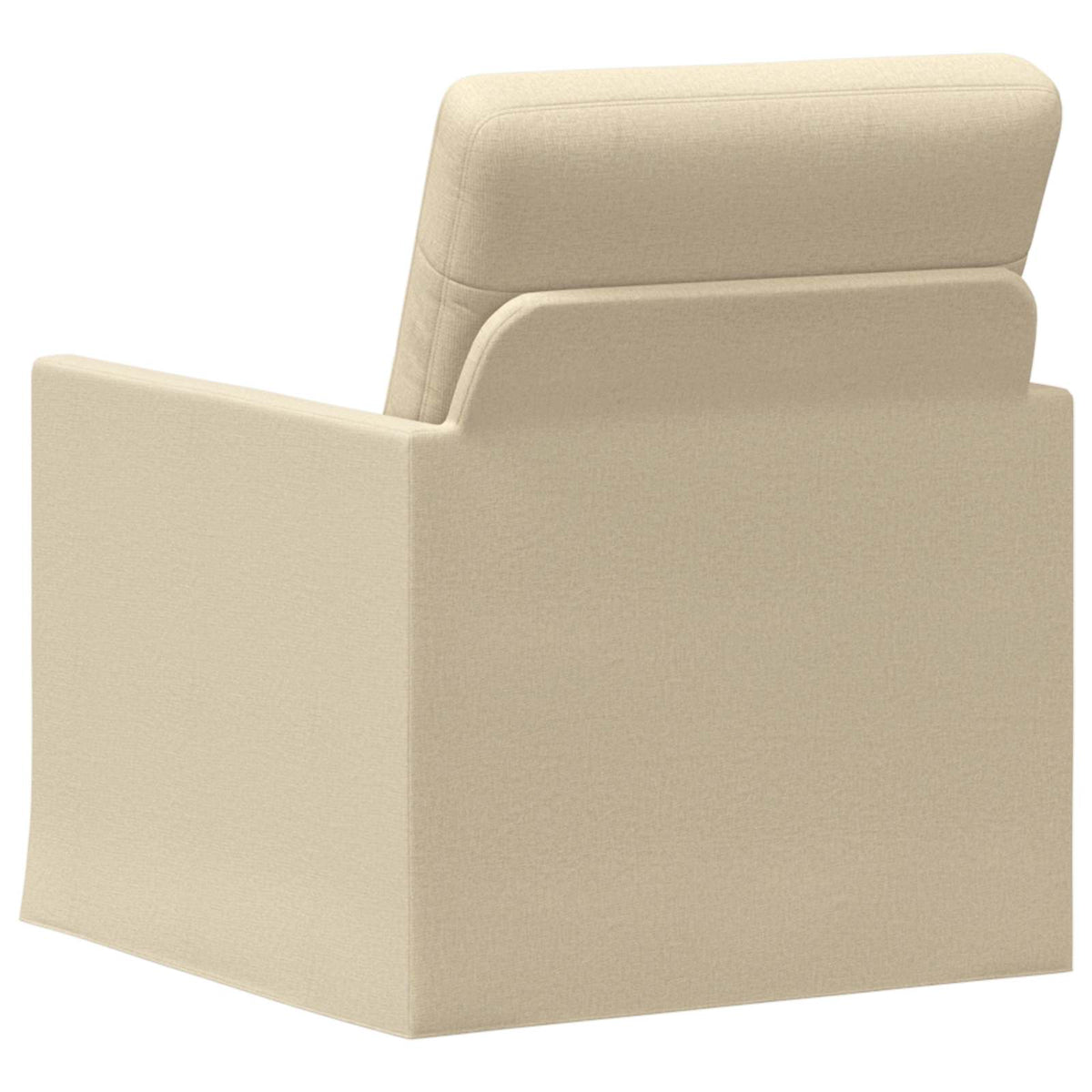 vidaXL Fotel kremowy 70 x 81 x 82 cm tkanina