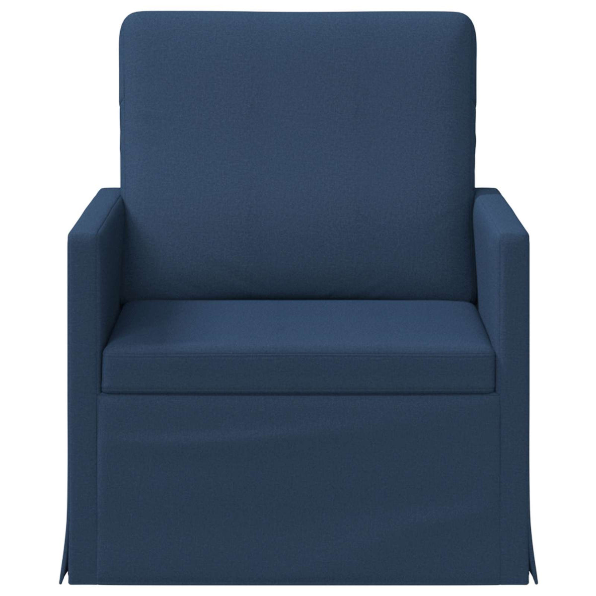 vidaXL Fotel niebieski 70 x 81 x 82 cm tkanina