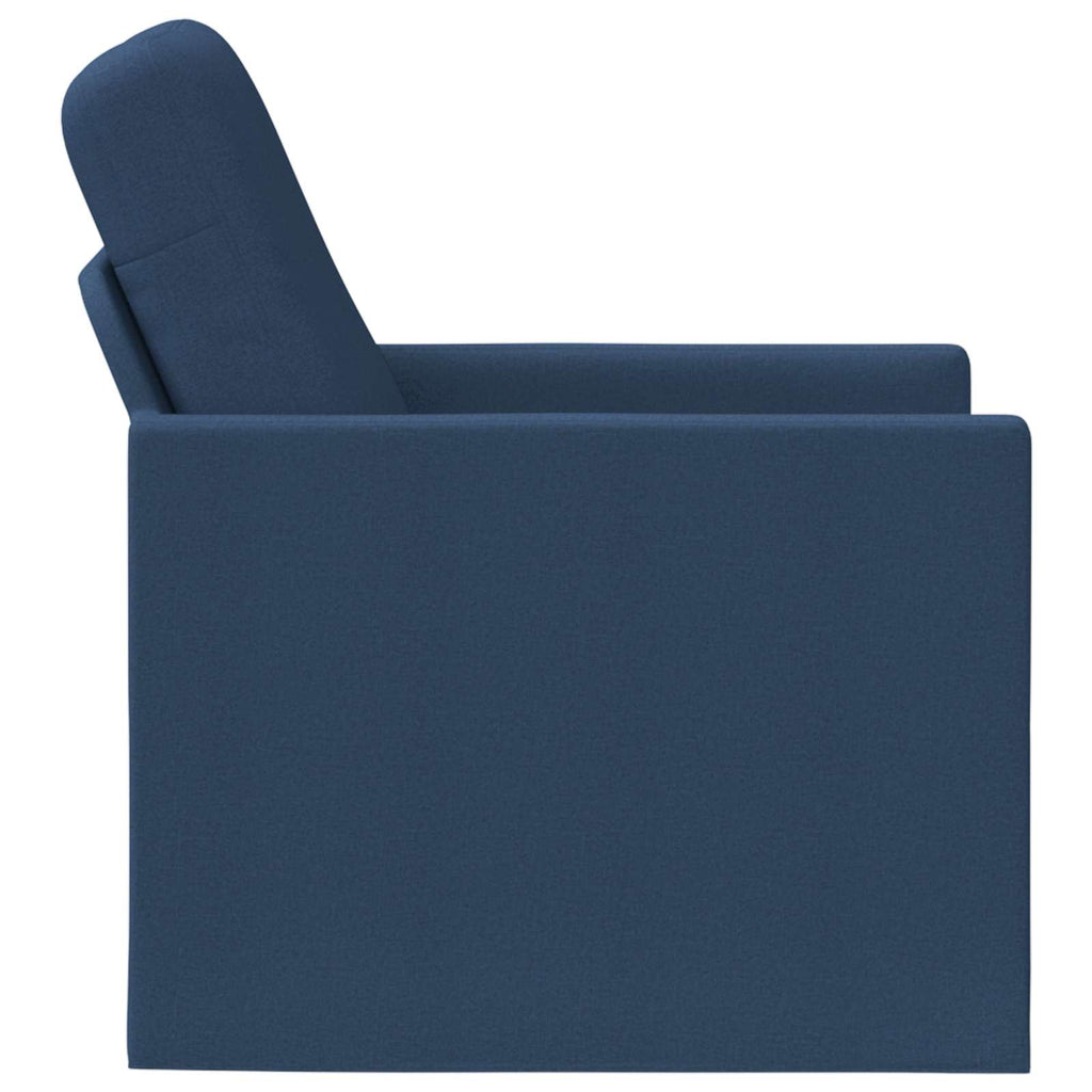 vidaXL Fotel niebieski 70 x 81 x 82 cm tkanina
