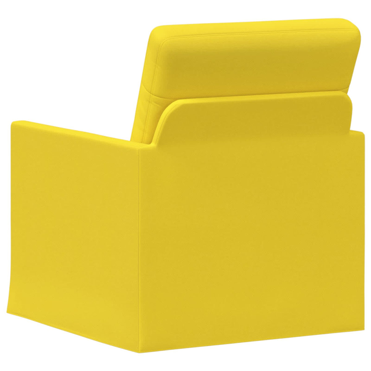 vidaXL Fotel Jasnożółty 70 x 81 x 82 cm tkanina