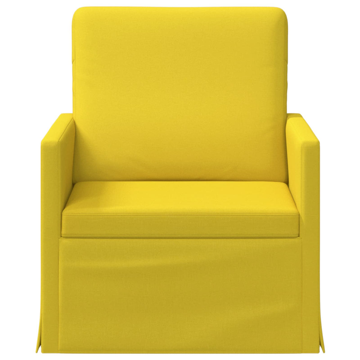 vidaXL Fotel Jasnożółty 70 x 81 x 82 cm tkanina