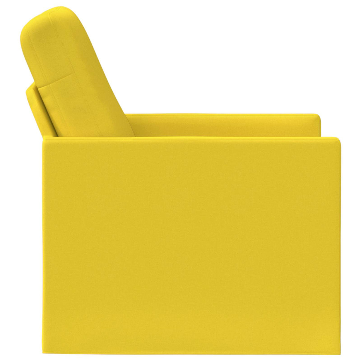 vidaXL Fotel Jasnożółty 70 x 81 x 82 cm tkanina