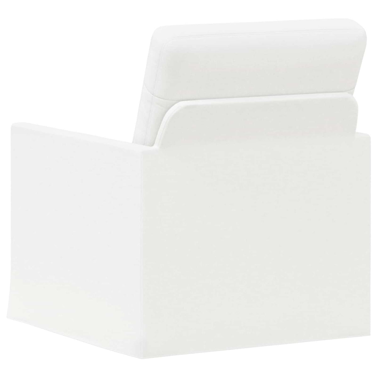 vidaXL Fotel Biały 70 x 81 x 82 cm tkanina
