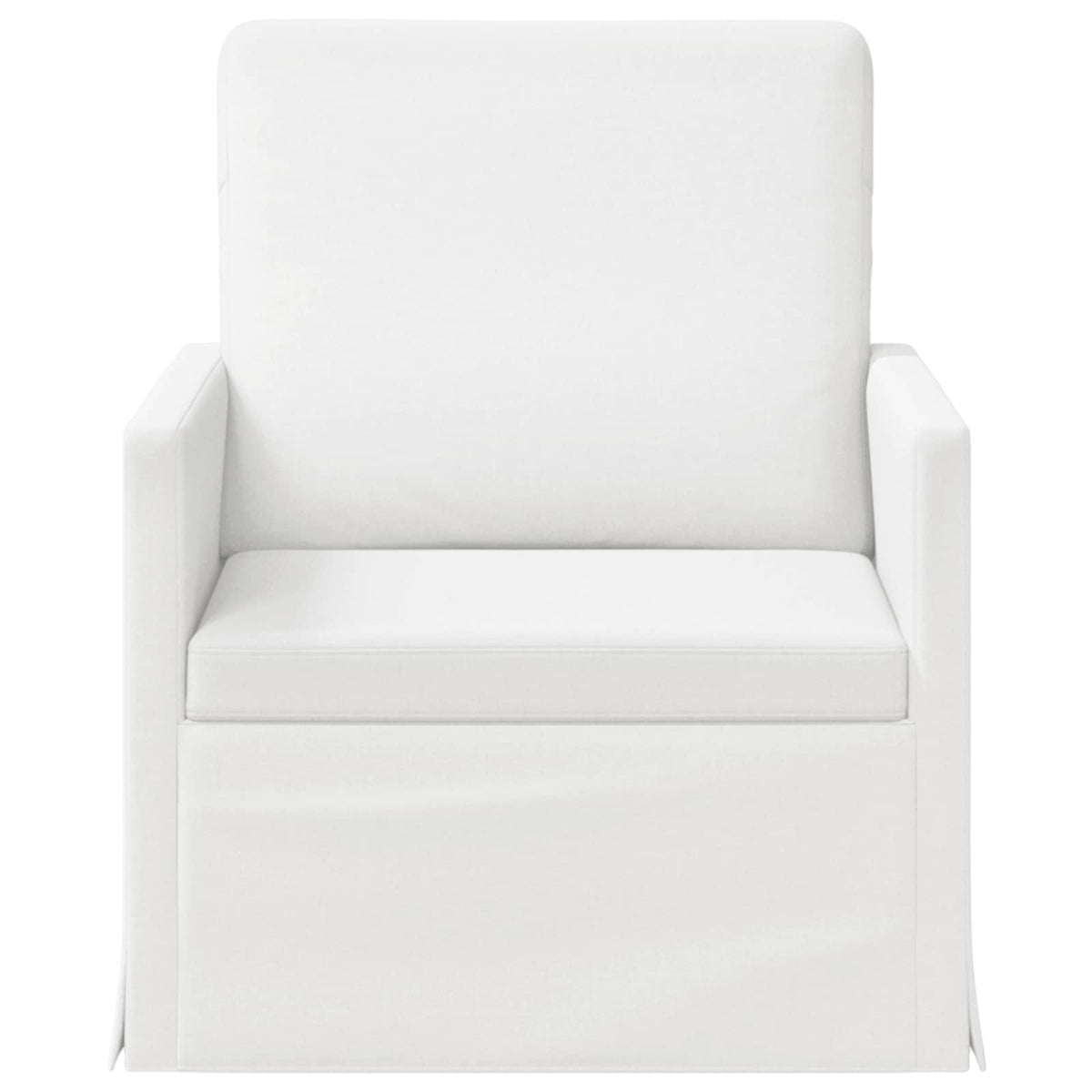 vidaXL Fotel Biały 70 x 81 x 82 cm tkanina
