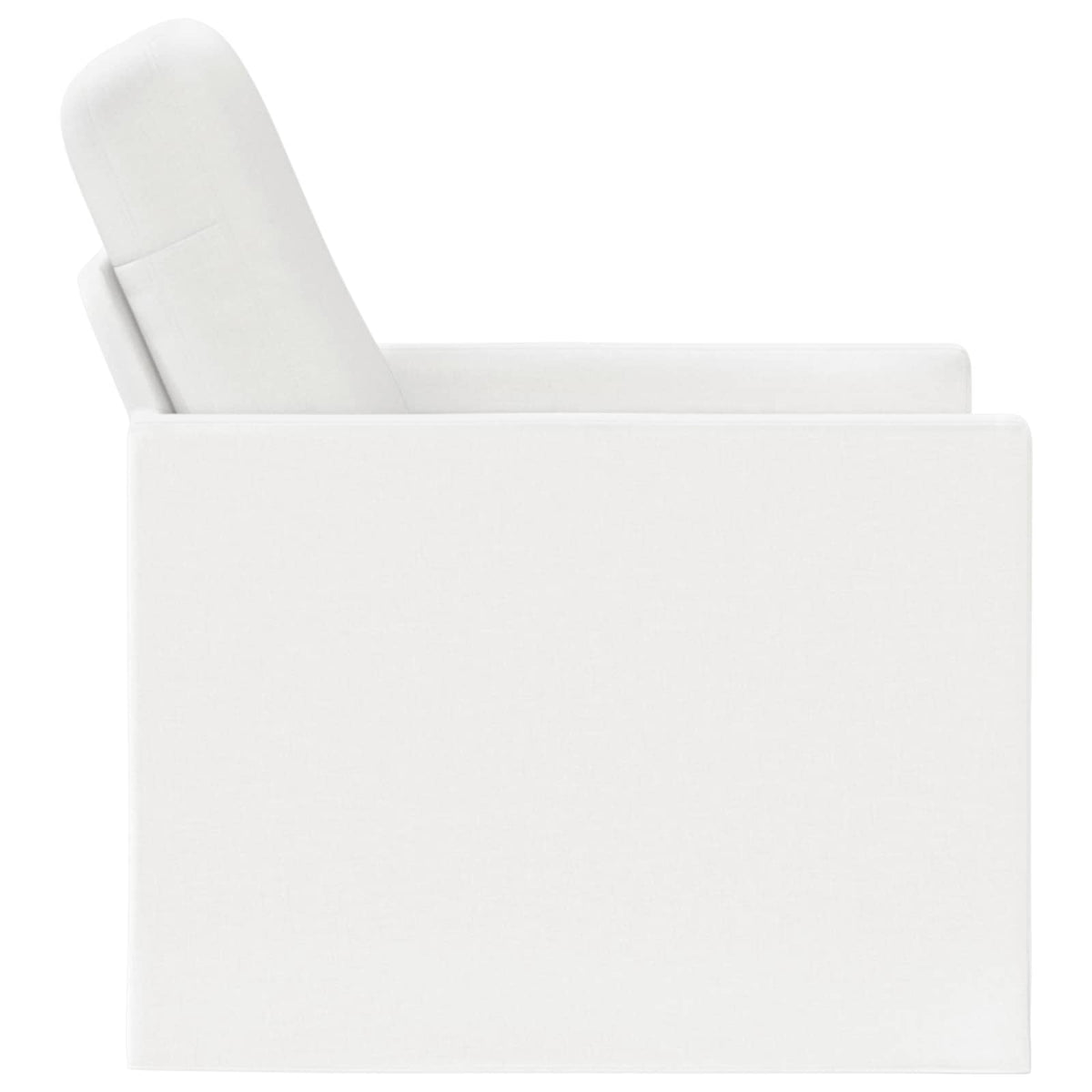 vidaXL Fotel Biały 70 x 81 x 82 cm tkanina