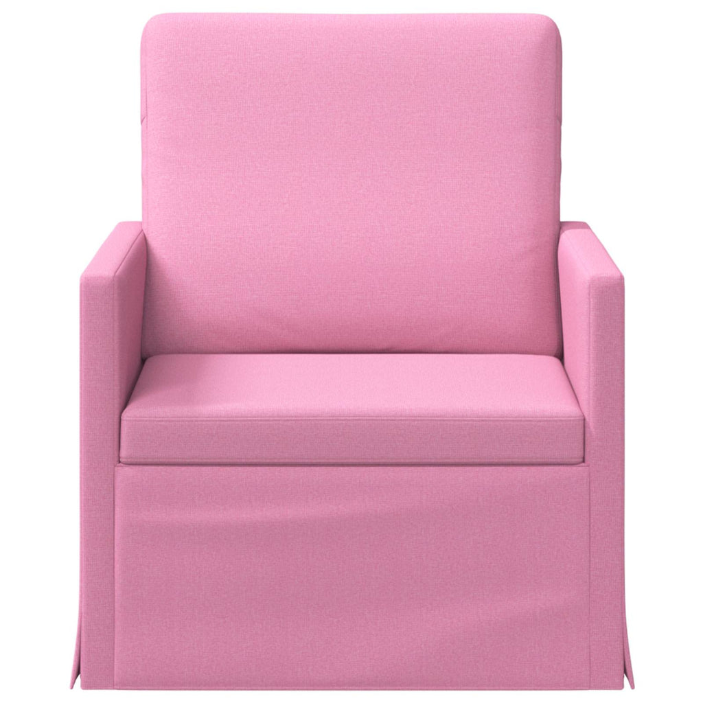 vidaXL Fotel różowy 70 x 81 x 82 cm tkanina