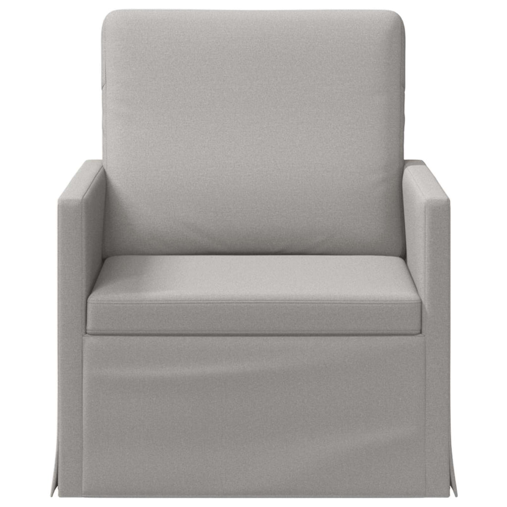 vidaXL Fotel Szary chmur 70 x 81 x 82 cm tkanina
