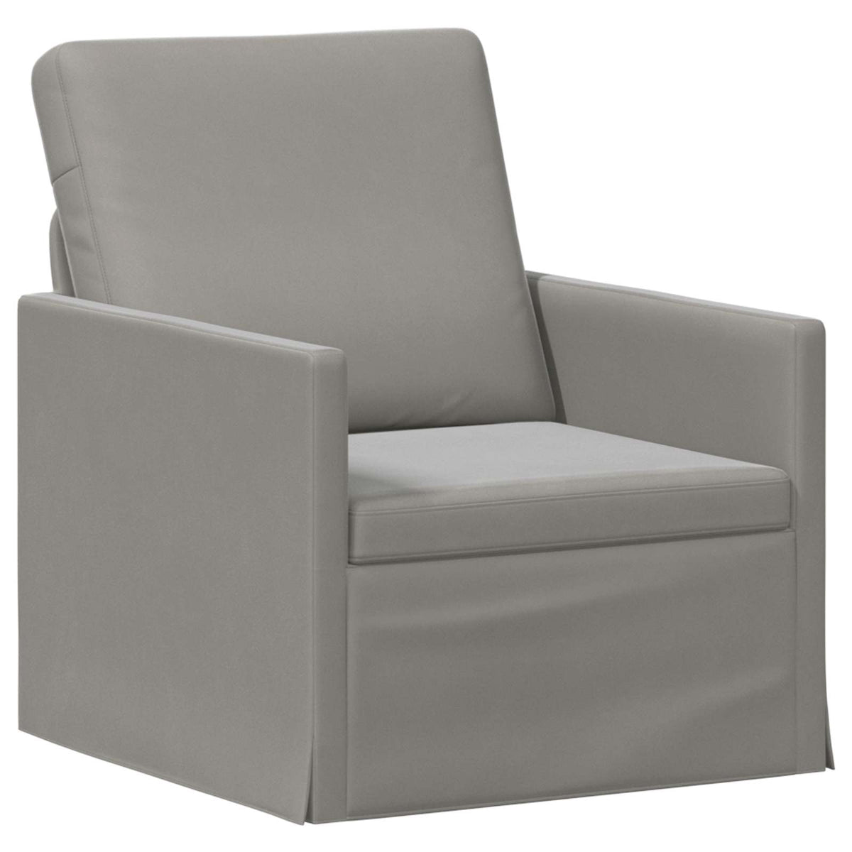 vidaXL Fotel jasnoszary 70 x 81 x 82 cm Welur