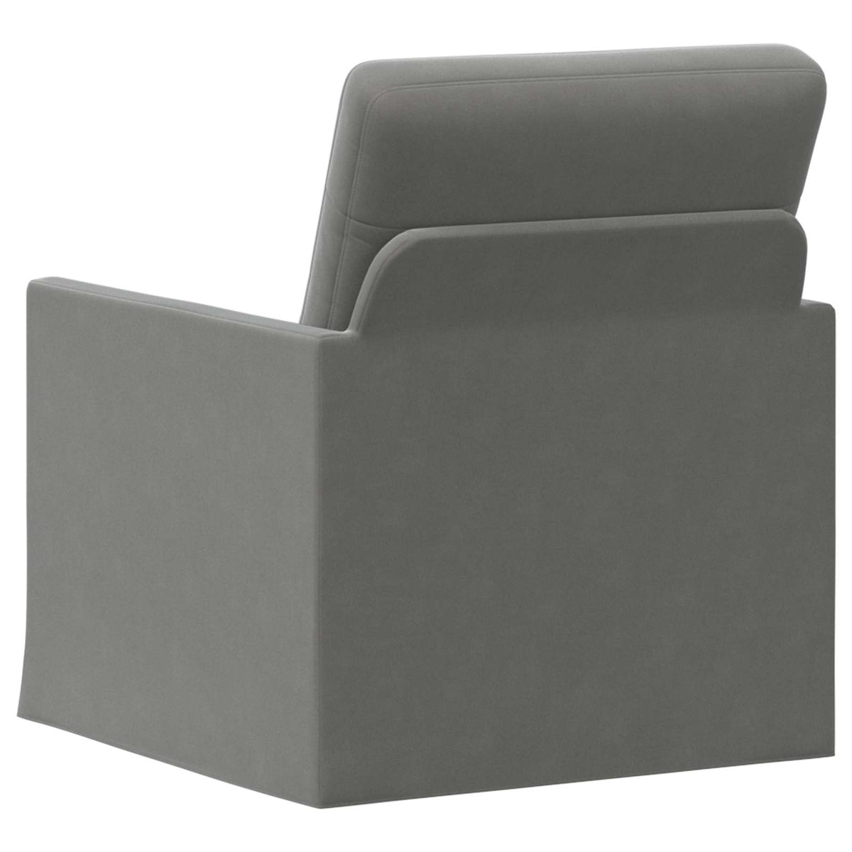 vidaXL Fotel ciemnoszary 70 x 81 x 82 cm Welur