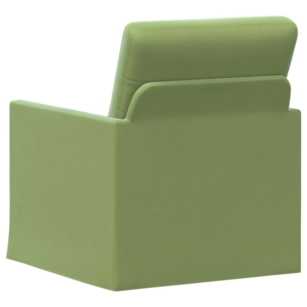 vidaXL Fotel Jasnozielony 70 x 81 x 82 cm Welur